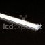 Profilo per Strisce Led - Super Slim Bordata Opalina